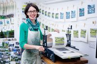 4. Michelle Hughes: Printing Birds and Wildlife In Linocut