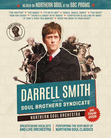 
          Soul Brothers Syndicate presents the Northern Soul Orchestra (as seen on BBC Proms)
        
