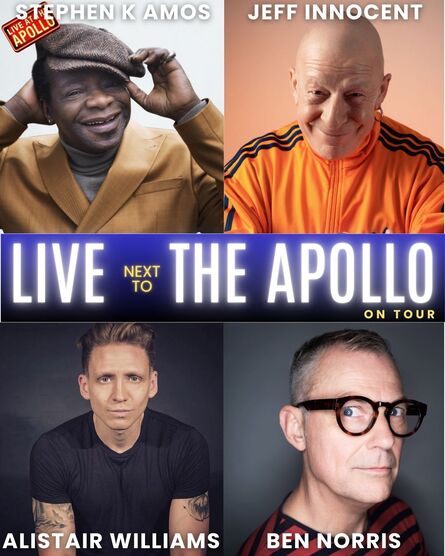 
          LIVE (next to) THE APOLLO Presents STEPHEN K AMOS + Friends
        